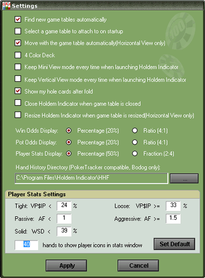 Holdem Indicator Screenshot 5